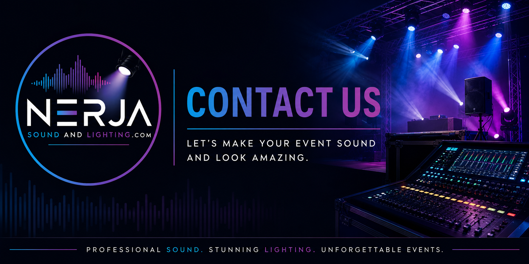 Hire stage PA Nerja