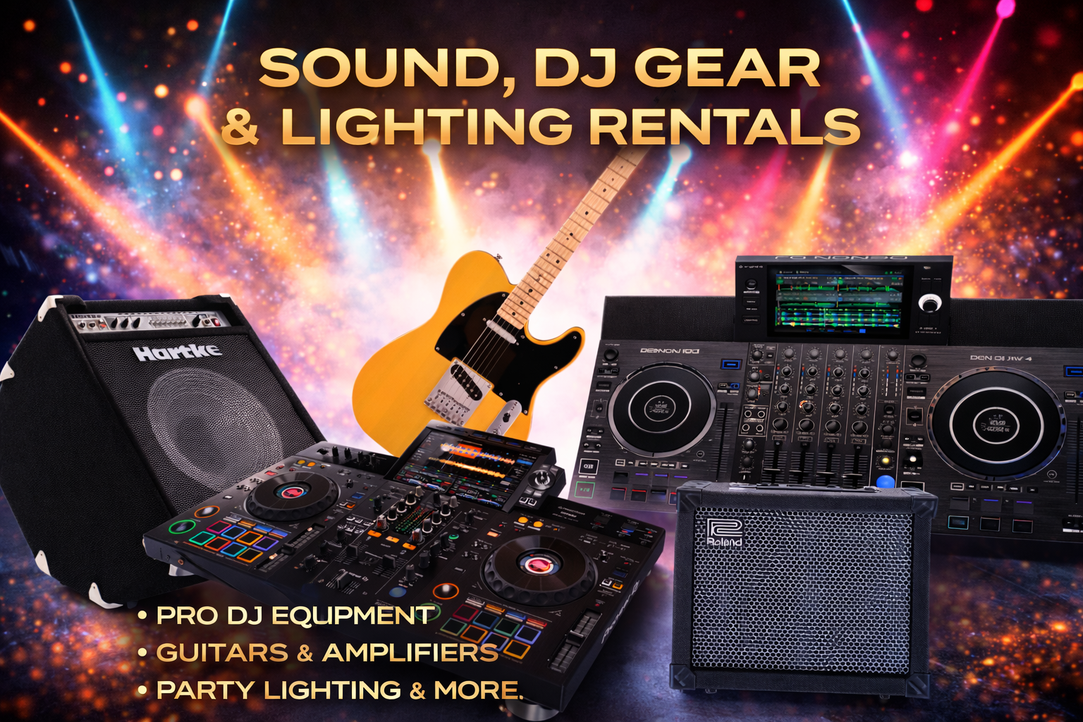 Audio visual rentals Nerja