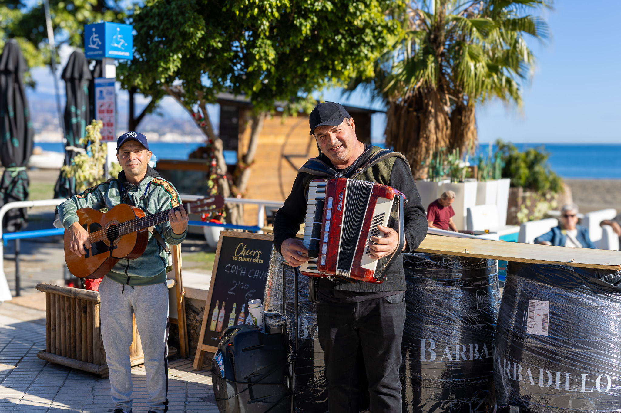 Buskers in Torre del Mar