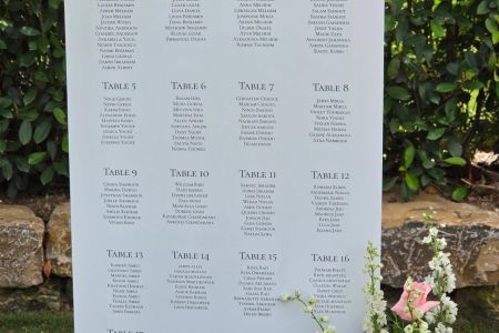 wedding table plan